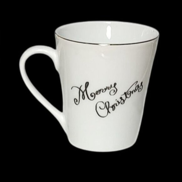 Merry Brite 4 Piece Porcelain Dinnerware Set Christmas Gift Pattern,  Vintage - Picture 7 of 10